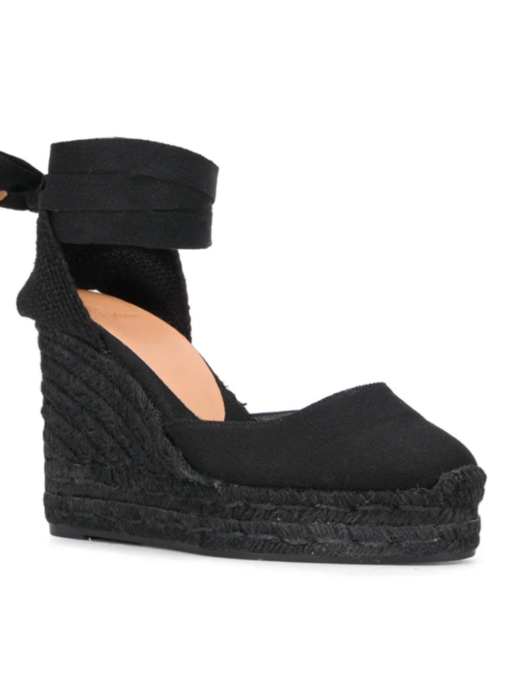 Castaner Black Platform Espadrilles Size 39 - Picture 3 of 4